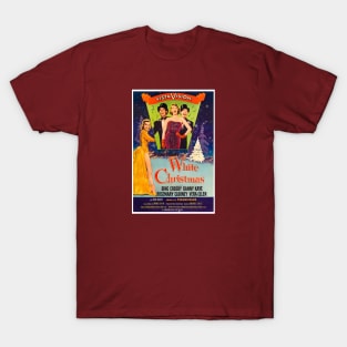 White Christmas Classic Movie Poster T-Shirt